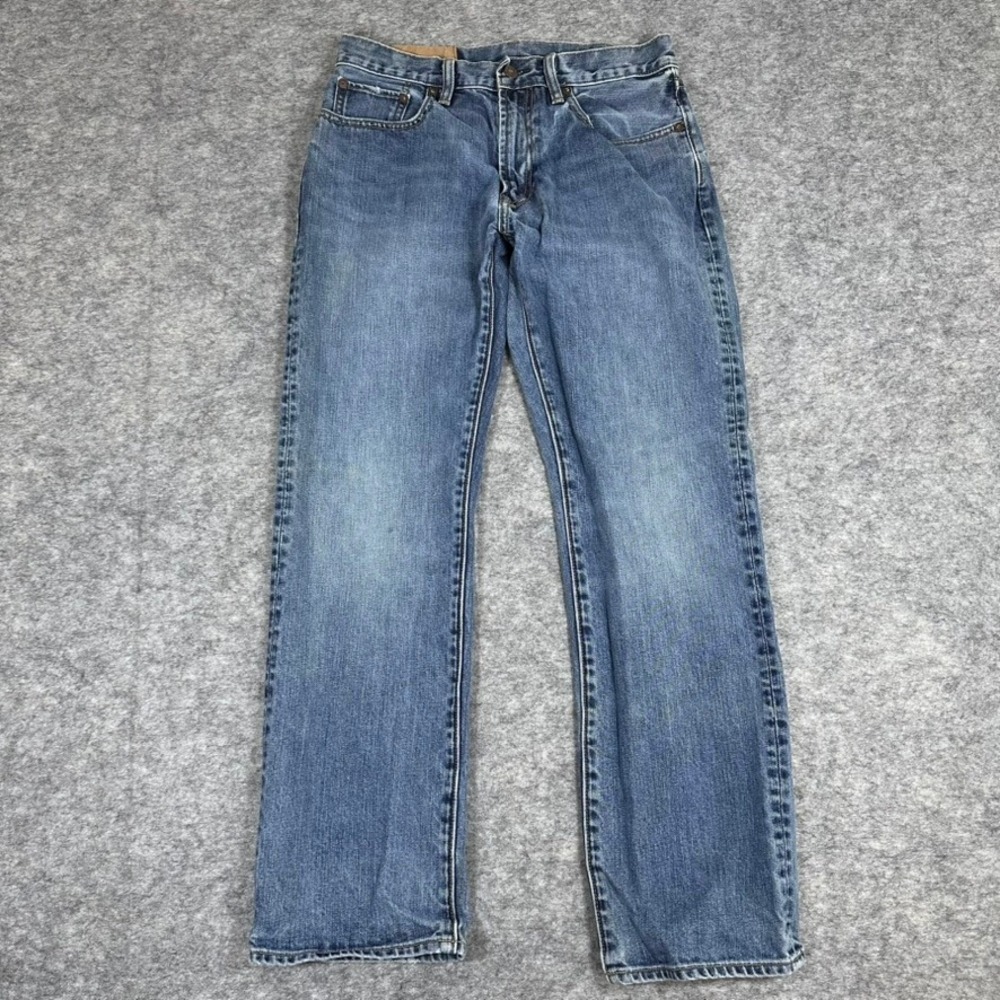 Gap 1969 Standard Fit Jeans Blue Straight Leg Denim Mens 29x30